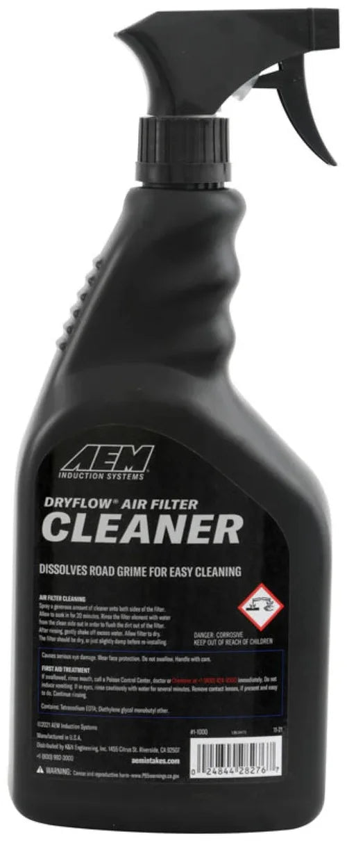 AEM Air Filter Cleaner 32oz - Back View
