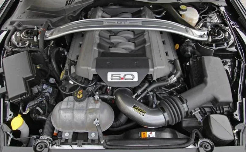 AEM 2015 Ford Mustang GT 5.0L V8 Cold Air Intake System - Back View