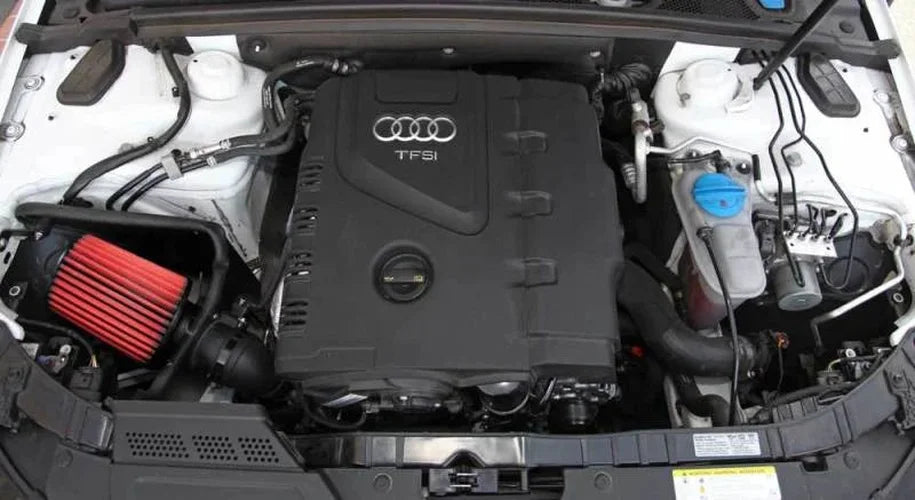 AEM 13-15 Audi A4 2.0L / 14-15 A5 2.0L Cold Air Intake - Side View