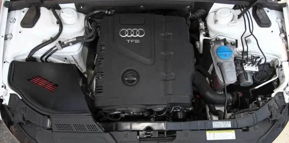 AEM 13-15 Audi A4 2.0L / 14-15 A5 2.0L Cold Air Intake - Back View