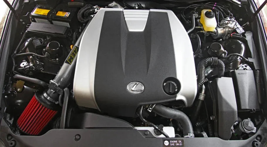 AEM 14-15 Lexus IS250/350 V6 Cold Air Intake - Side View