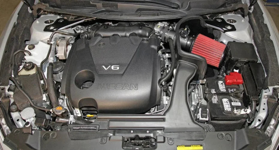 AEM 2016 NISSAN MAXIMA 3.5L V6 Cold Air Intake - Back View