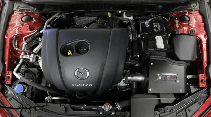 AEM 19-20 Mazda 3 2.5L L4 Cold Air Intake - Back View