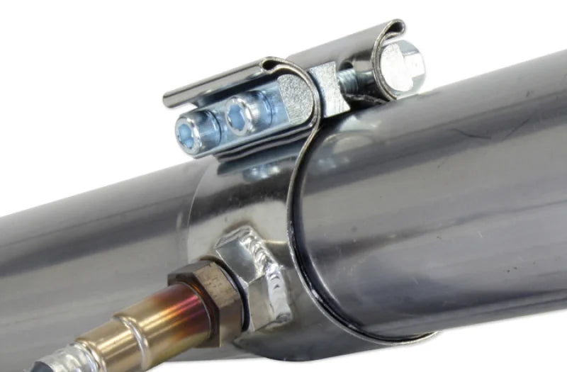 AEM No-Weld O2 Sensor Mount for 1.75 to 2.0 inch Diameter Pipe - Side View