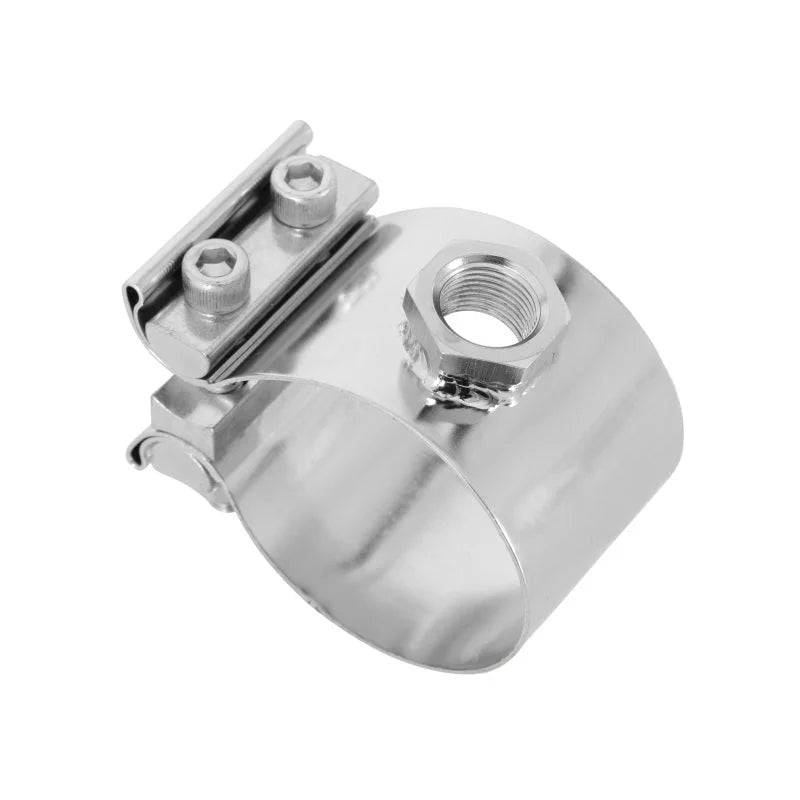 AEM No-Weld O2 Sensor Mount for 2.25 to 2.5 inch Diameter Pipe - Back View