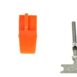 Load image into Gallery viewer, AEM Universal 1/8in NPT Air Intake Temp Sensor Kit w/ Deutsch Style Connector - Back View