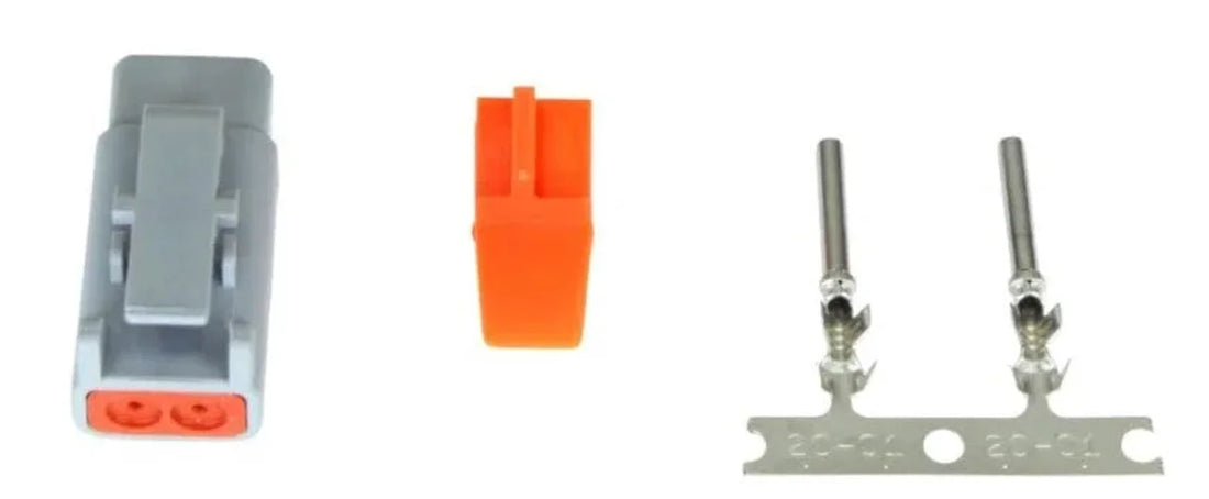 AEM Universal 1/8in NPT Air Intake Temp Sensor Kit w/ Deutsch Style Connector - Back View
