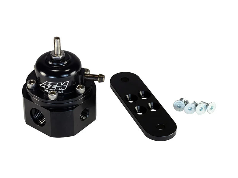 AEM Universal Black Adjustable Fuel Pressure Regulator - Main Product View