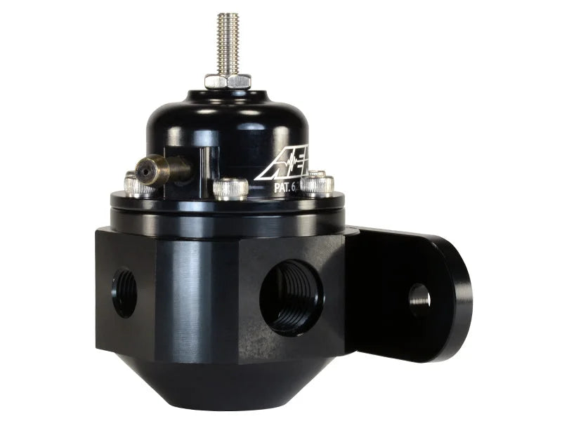 AEM Universal Black Adjustable Fuel Pressure Regulator - Installation View