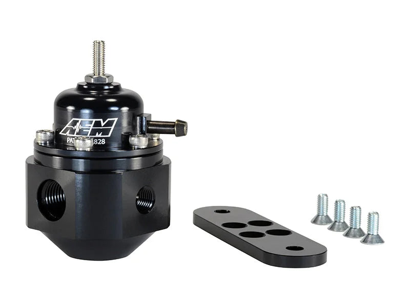 AEM Universal Black Adjustable Fuel Pressure Regulator - Additional View 6