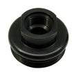 Load image into Gallery viewer, AEM Universal High Flow -10 AN Inline Black Fuel Filter - Installation View