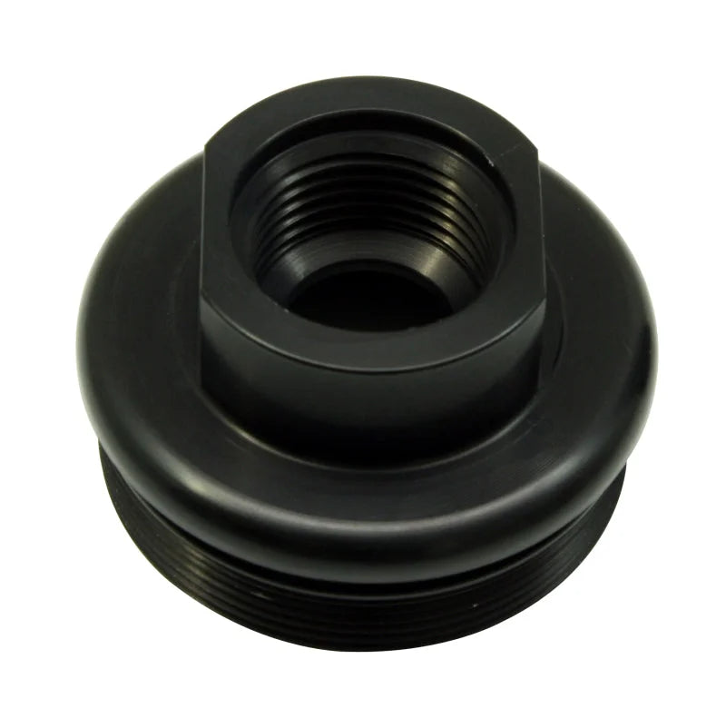 AEM Universal High Flow -10 AN Inline Black Fuel Filter - Installation View
