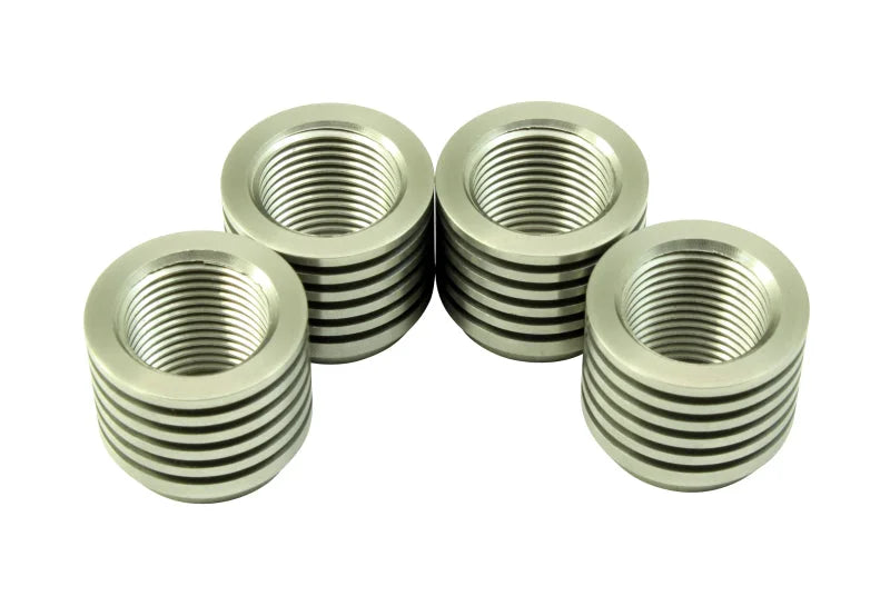 AEM Universal Stainless Tall Manifold Bung Install Kit - Side View