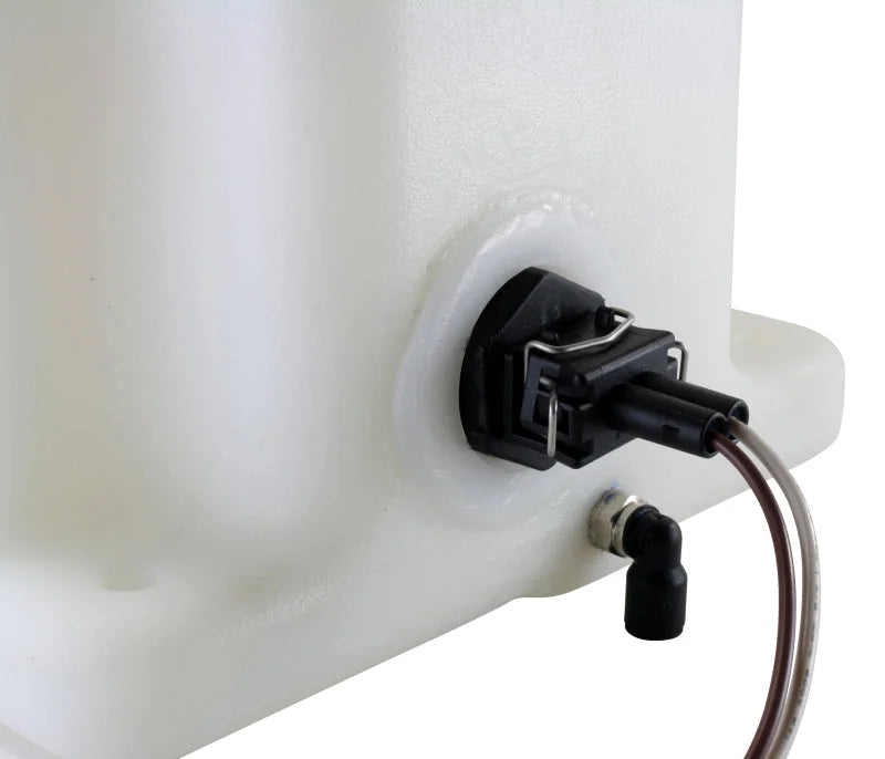 AEM V2 5 Gal Tank Kit w/ Conductive Fluid Level Sensor - Back View
