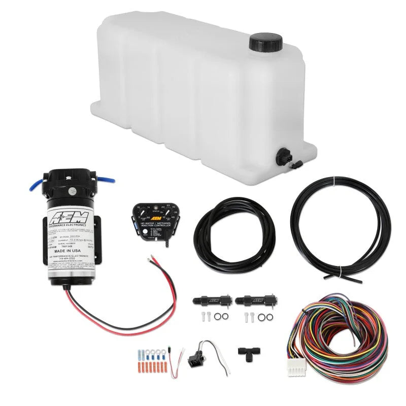 AEM V2 5 Gallon Diesel Water/Methanol Injection Kit (Internal Map) - Side View
