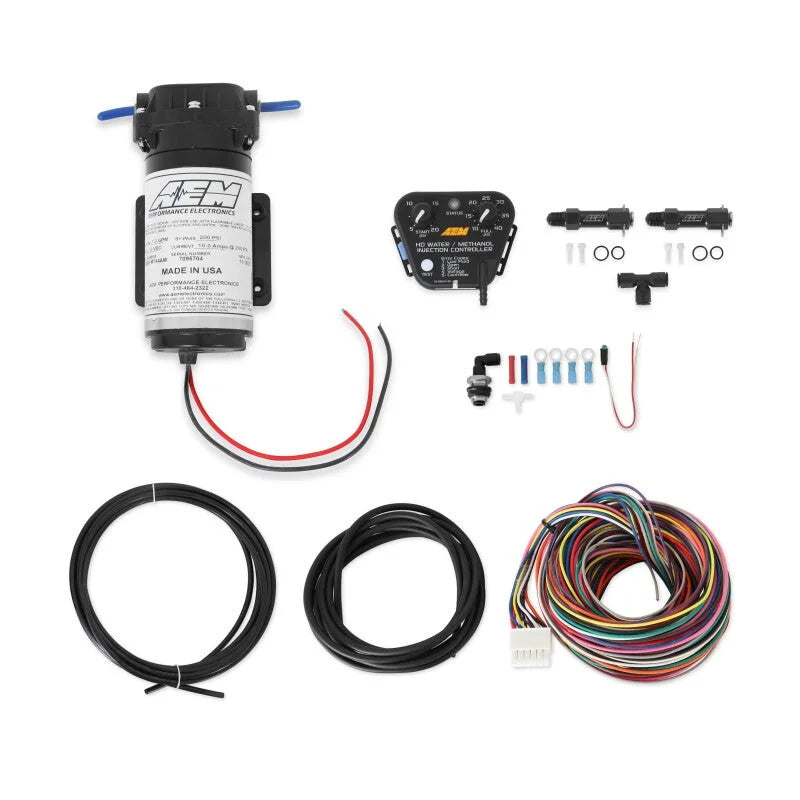 AEM V3 WATER/METHANOL HD KIT - NO RESERVOIR (Internal Map) - Side View