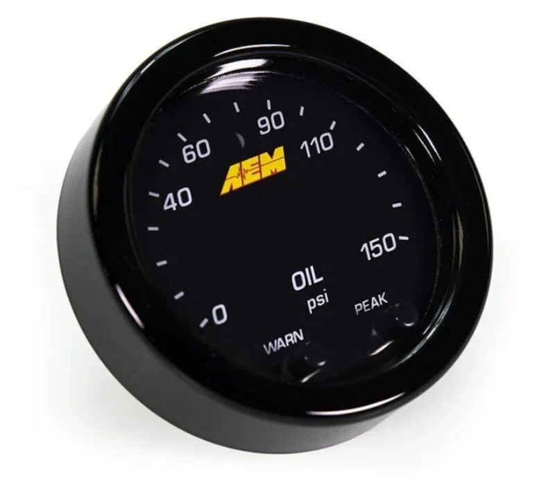 AEM X-Series 0-150 Oil Pressure Gauge Kit - Installation View