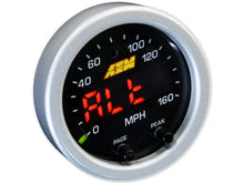 Load image into Gallery viewer, AEM X-Series 0-160 MPH Black Bezel w/ Black Face GPS Speedometer Gauge - Installation View