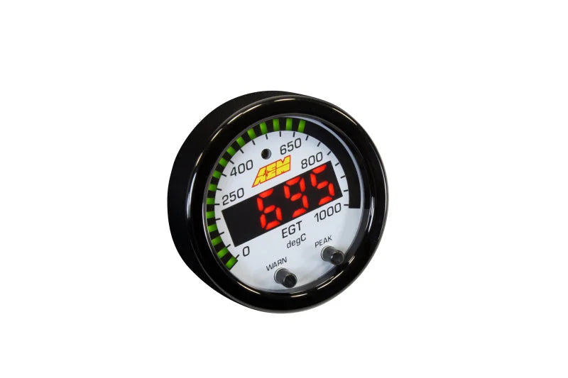 AEM X-Series EGT 0-1800F Gauge - Side View