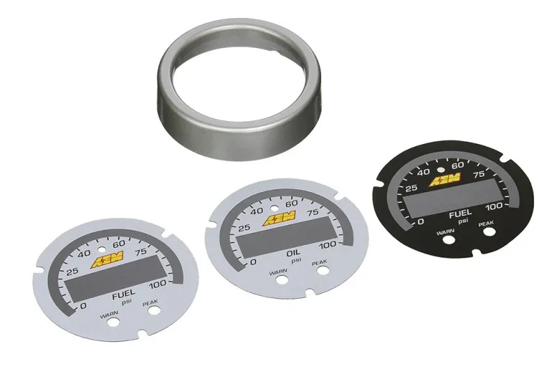 AEM X-Series Pressure Gauge Accessory Kit - Installation View