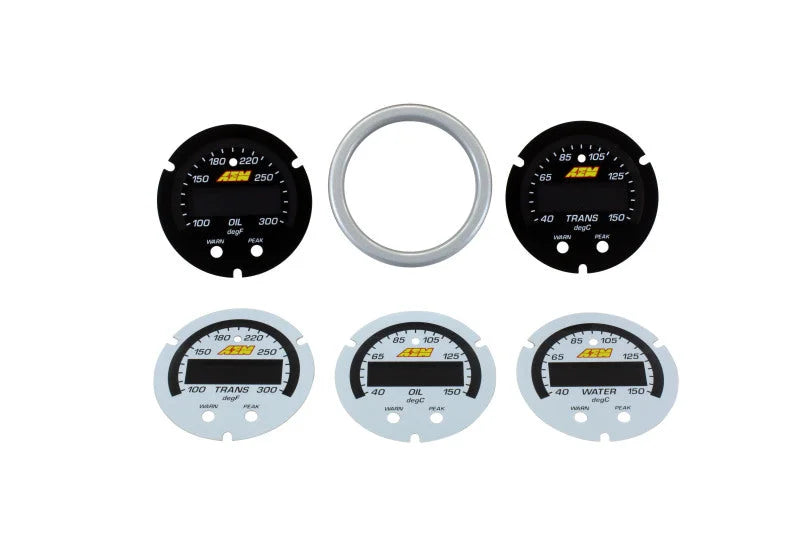 AEM X-Series Temperature Gauge Accessory Kit - Main Product View