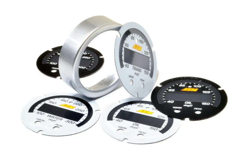 AEM X-Series Temperature Gauge Accessory Kit - Detail View