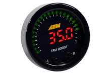 Load image into Gallery viewer, AEM X-Series Tru-Boost Controller Gauge w/ Boost Control Solenoid 80PSIg Internal MAP Sensor - Main Product View
