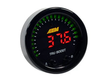 Load image into Gallery viewer, AEM X-Series Tru-Boost Controller Gauge w/ Boost Control Solenoid 80PSIg Internal MAP Sensor - Side View