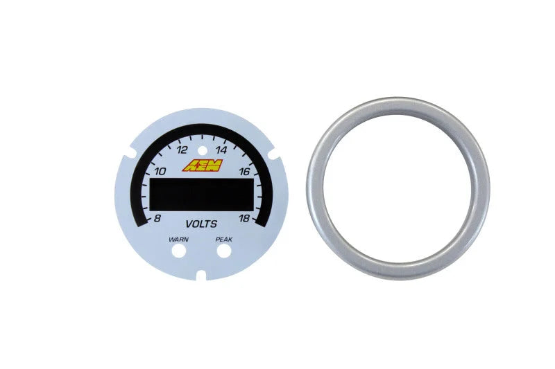 AEM X-Series Volt Gauge Accessory Kit - Side View