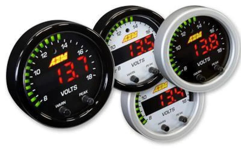 AEM X-Series Volt Gauge Accessory Kit - Back View
