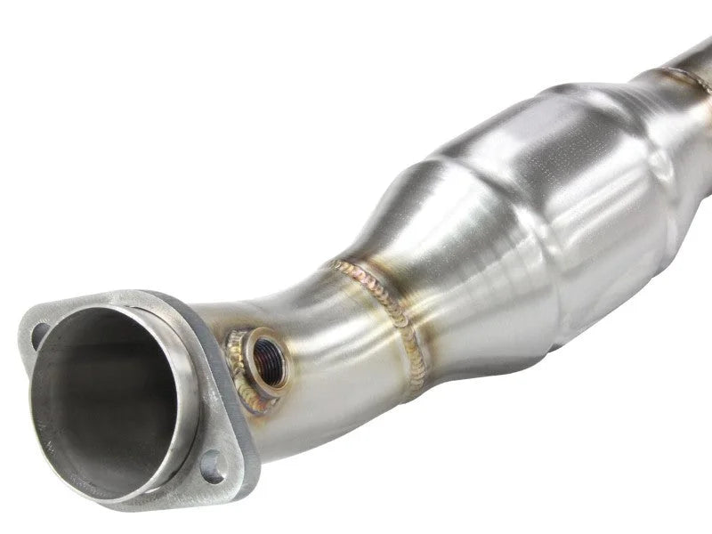 AFE 08-13 BMW(E90/92/93) MACH Force XP 304 Stainless Steel V8 4.0L w/ Cat & Resonator - Installation View