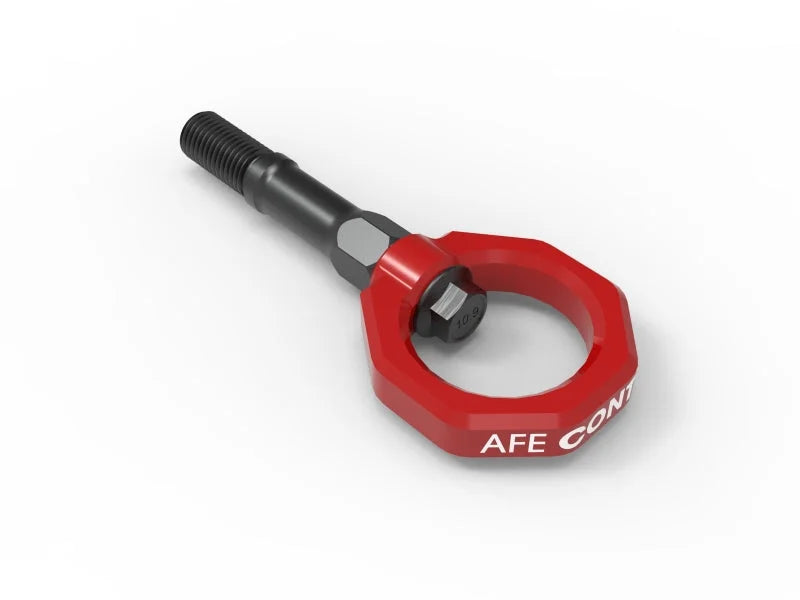 AFE 20-24 Chevrolet C8 Corvette Rear Tow Hook - Red - Main Product View