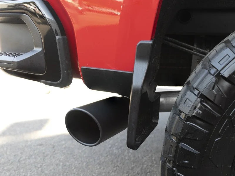 AFE Apollo GT Series 19-20 GM 1500 2.7L (T) 409 SS CB Exhaust System w/Black Tip - Side View