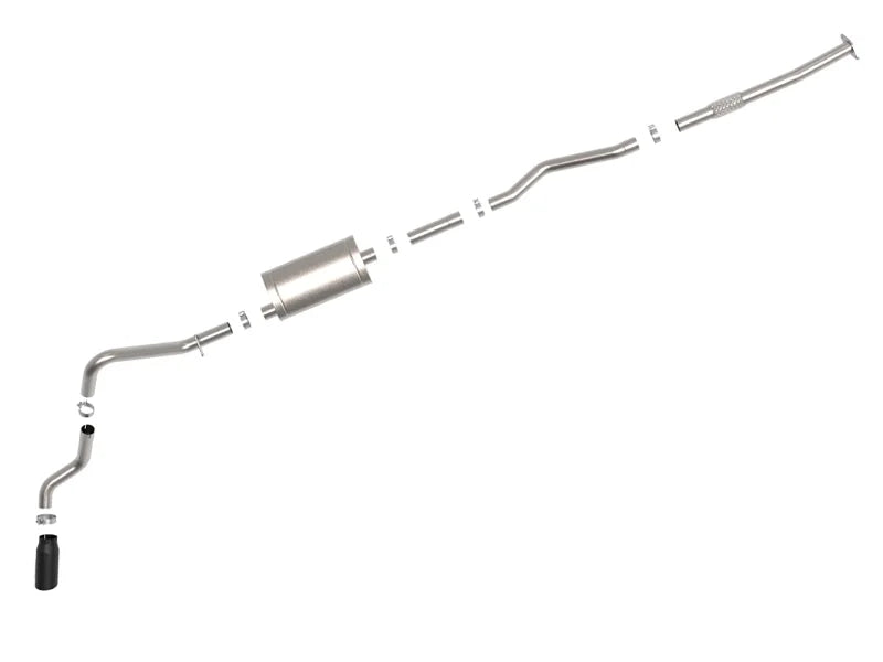 AFE Apollo GT Series 19-20 GM 1500 2.7L (T) 409 SS CB Exhaust System w/Black Tip - Additional View 7