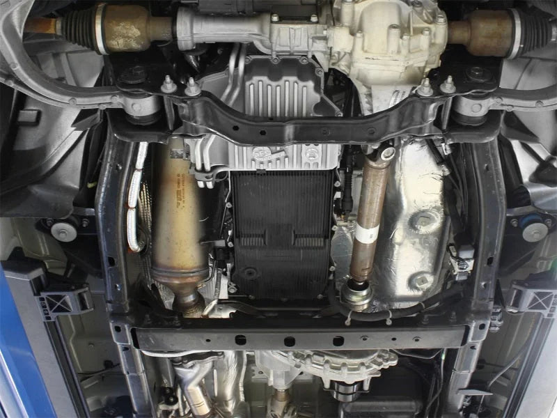 AFE Engine Oil Pan Raw; 14-16 Dodge RAM 1500 EcoDiesel 3.0L V6 (td) - Side View