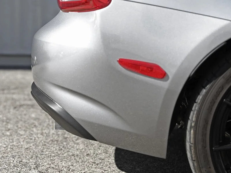 AFE FIAT 124 Spider I4-1.4L (t) Mach Force-Xp 2-1/2 In 304 Stainless Steel Axle-Back Exhaust - Side View