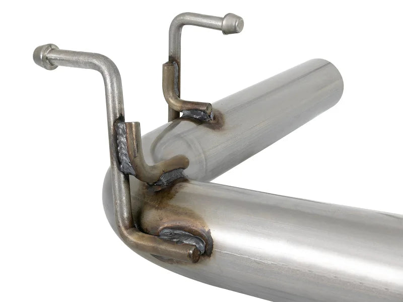 AFE FIAT 124 Spider I4-1.4L (t) Mach Force-Xp 2-1/2 In 304 Stainless Steel Axle-Back Exhaust - Installation View