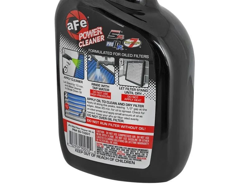 AFE MagnumFLOW Pro 5R Air Filter Power Cleaner 32 oz Spray Bottle (12 Pack) - Side View
