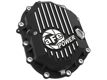 Load image into Gallery viewer, AFE Power 11-18 GM 2500-3500 AAM 9.25 Axle Front Differential Cover Black Machined Street Series - Back View