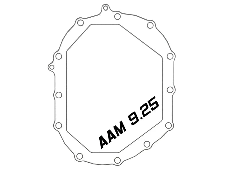 AFE Power 11-18 GM 2500-3500 AAM 9.25 Axle Front Differential Cover Black Machined Street Series - Additional View 7