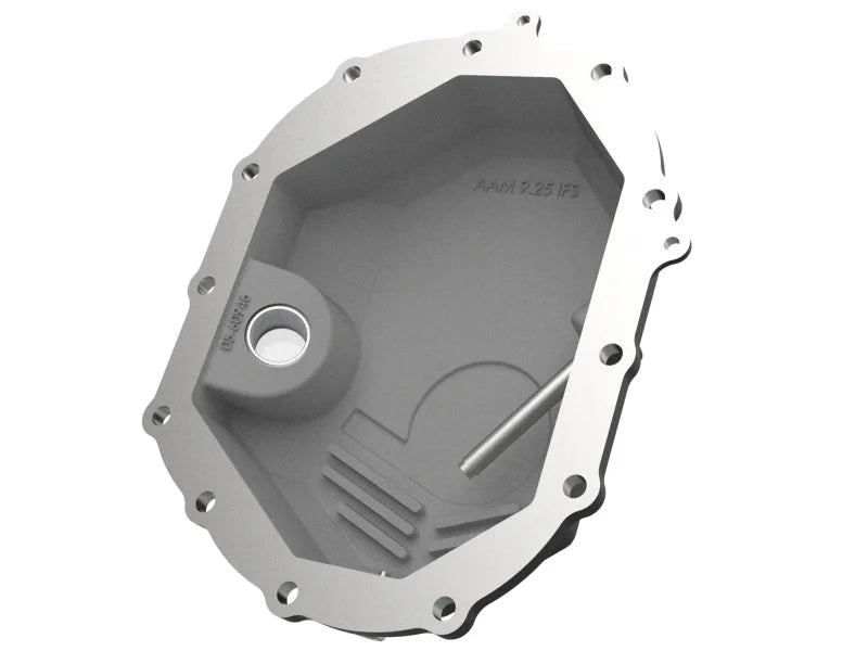 AFE Power 11-18 GM 2500-3500 AAM 9.25 Axle Front Differential Cover Black Machined Street Series - Additional View 8