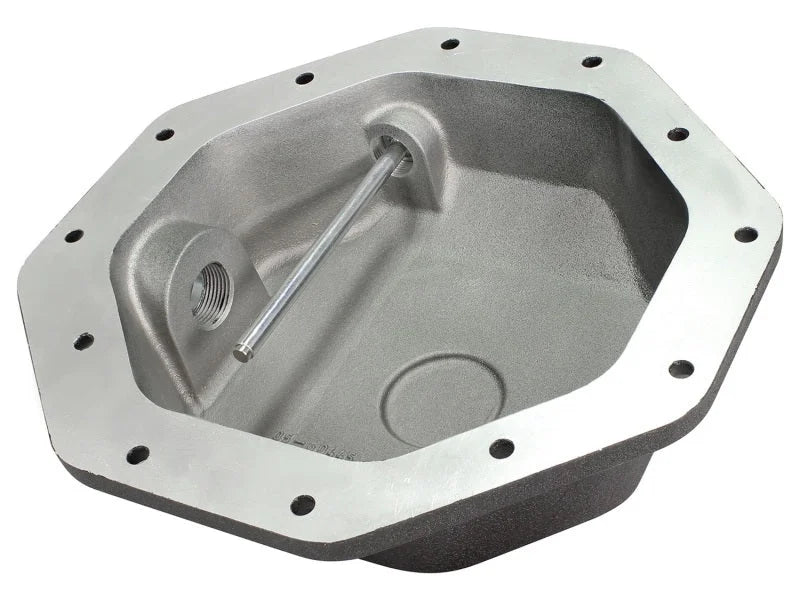 AFE Rear Differential Cover (Black Machined; Pro Series); Dodge/RAM 94-14 Corporate 9.25 (12-Bolt) - Side View