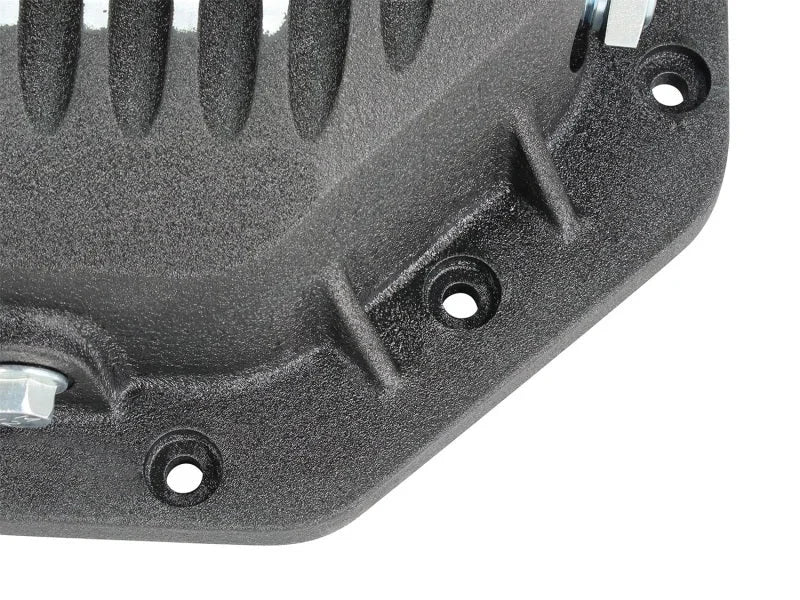 AFE Rear Differential Cover (Black Machined; Pro Series); Dodge/RAM 94-14 Corporate 9.25 (12-Bolt) - Installation View
