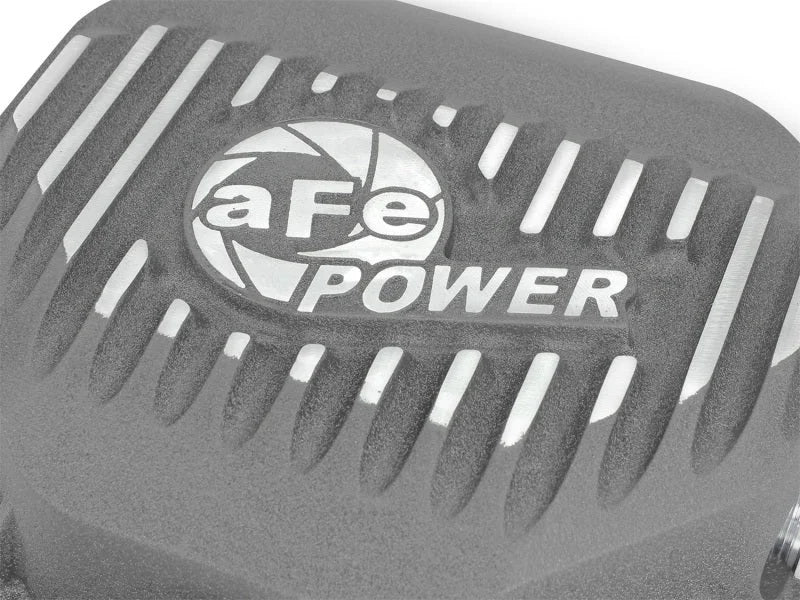 AFE Rear Differential Cover (Raw; Pro Series); Dodge/RAM 94-14 Corporate 9.25 (12-Bolt) - Back View
