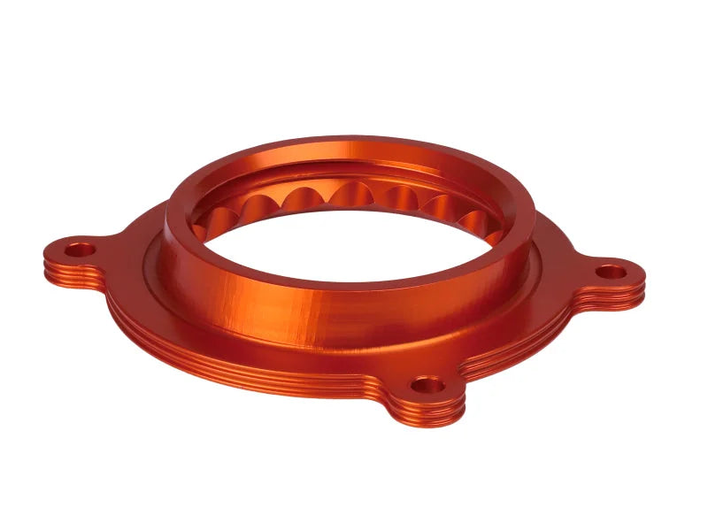 AFE Silver Bullet Throttle Body Spacer GM Trucks 1500 14-19 V8-6.2L - Back View