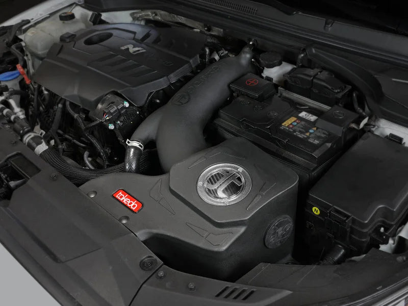AFE Takeda Momentum Cold Air Intake System w/Pro DRY S Filter Hyundai Veloster N 19-20 - Side View