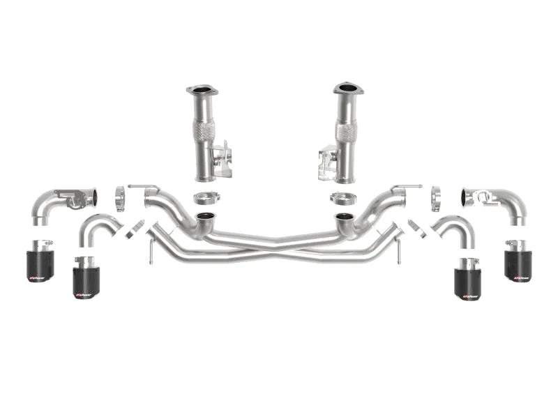 AFe MACH Force-Xp 304 Stainless Steel Cat-Back Exhaust Carbon 2020 Chevrolet Corvette C8 - Additional View 5