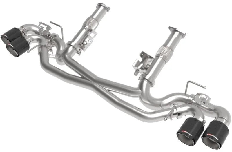 AFe MACH Force-Xp 304 Stainless Steel Cat-Back Exhaust Carbon 2020 Chevrolet Corvette C8 - Additional View 8