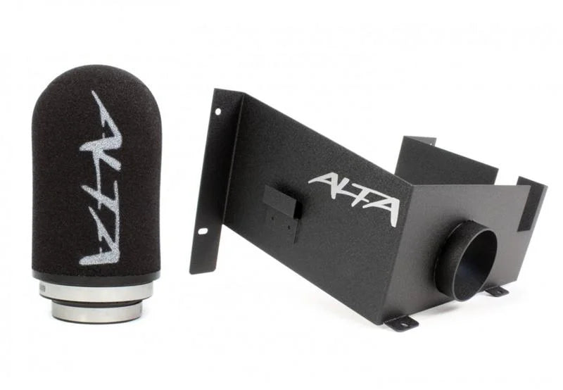 ALTA 02-06 Mini Cooper S/JCW & 02-08 S/JCW Convertible R53 (6spd ONLY) Cold Air Intake - Black - Installation View
