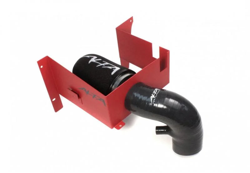 ALTA 02-06 Mini Cooper S/JCW & 02-08 S/JCW Convertible R53 (6spd ONLY) Cold Air Intake - Red - Installation View